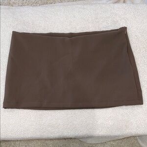 SHEIN Mini Skirt Brown M
